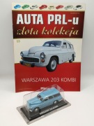 Model WARSZAWA 203 Kombi 1:43 DeAgostini Kultowe Złota Kolekcja KAP Nowy