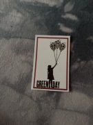 naklejka winylowa rock metal music green day