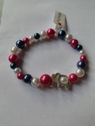 Nowa bransoletka hand made ze słonikiem