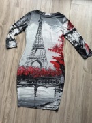 Sukienka chaos by Marta Boliglova M koktajlowa wizytowa czerwona