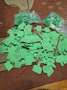 Kolczyki do znakowania zwierząt  ok.195 sztuk 