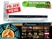 Nagrywarka z POLSKIM MENU Pioneer DVR-440HX HDD 160GB PL Recorder