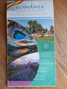 Romania mapa Treasures of Nature and Vestiges