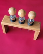 3 szt. Korek, zamknięcie do wina na stojaku. 