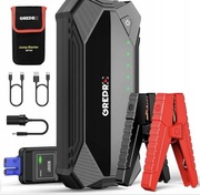 GREPRO Powerbank Rozruchowe Kable 3000A USB 12V LED Kompas