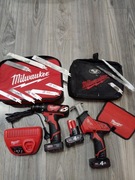 Zestaw Milwaukee M12 BDD C12 CH 3 baterie 4ah Wkrętarka Lisi Ogon 