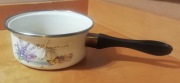 rondel emalia PRL vintage ozdoba