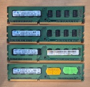 Samsung 2x 2GB PC3-10600U DDR3 1333MHz Pamięć RAM