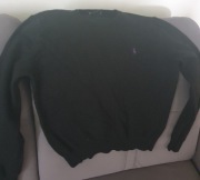 Polo Ralph Lauren sweter czarny okrągły rozmiar XL