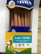 Kredki ołówkowe Super Ferby trójkątne 4-kolorowe LYRA opakowanie 36 szt.