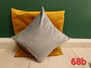 M068 poszewki na poduszki 30x30 szara kronos 
