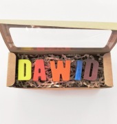Personalizowane Kredki Świecowe z Wosku Pszczelego DAWID Eko Prezent 
