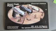 Instrukcja DESERT EAGLE Magnum Research MINNEAPOLIS USA