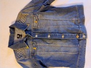 KATANA DŻINSOWA H&M S/M 36 38 ZŁOTE NAPY J NOWA DŻETY 