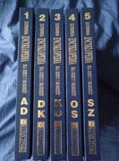 Ilustrowana encyklopedia dla dzieci i młodzieży komplet 5 tomów