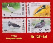 Znaczki fauna:125: ptaki- Hong Kong 1997r **