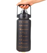 BUTELKA NA WODĘ BIDON Z MIARKĄ Z PODZIAŁKĄ 2000ml 2L
