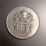 Jan Paweł medal srebro piękny Watykan papież 