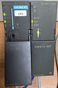 Siemens Simatic S7-314 + karta 128kB + CP343-1 Lean (V1.0)