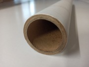 Tuba tekturowa gilza po folli strech biala gruba 30 szt