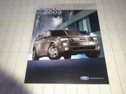 2009 Ford TAURUS X Prospekt ANGIELSKI Kanada 16 stron