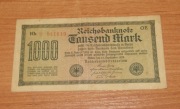 Niemcy - BANKNOT - 1000 Marek 1922
