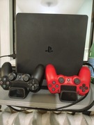 PlayStation 4 slim 500 GB + dysk 2tb + 33 gry 