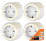 4x ONVIS Zestaw Gniazdek Gniazdko smart Inteligentnych Alexa