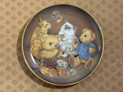 FRANKLIN MINT Talerz ozdobny porcelanowy MISIE MIS
