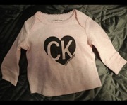 różowa bluzeczka niemowlęca Calvin Klein