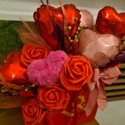 Walentynki box z balonami