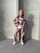 Nowy komplet 3 częściowy zestaw bluza katana + bluzka + spodnie r. 104