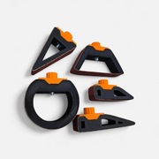 Uchwyty do szlifowania Modelarstwo Uchwyt na papier ścierny 5szt Orange 