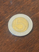 5 ZŁOTYCH 1994 MONETA