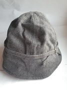 Kapelusik szary, ciepły, 50% wełny