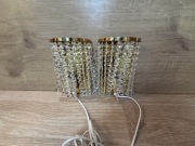 Lampy scienne kinkiety z krysztalkami