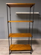 Regał Loftowy Industrialny Loft z rur stalowych 3/8 cala