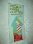 POJEZIERZE IŁAWSKIE I OLSZTYŃSKIE - MAPA TURYSTYCZNA - 1:175 000 - 1989