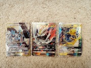 3 Karty POKEMON Lucario Melmetal Kyurem Ampharos