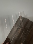 Płyty trapezowe z poliwęglanu litego bezbarwne lub palony brąz 200x90