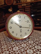 Stary budzik nakręcany JAZ Francja lata 50 te