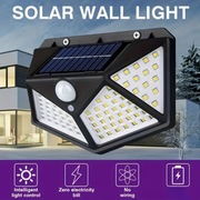 Światło ściene z czujnikiem ruchu na energię słoneczną