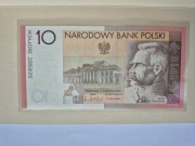 Banknot 10 zł 90 Rocznica Odzyskania Niepodległości J.Piłsudski 0N0034980 
