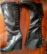 BATA damskie skórzane kozaki rozm. 40