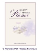 Domowy PDF Pastelowy - 12 stron - Organizacja, Budżet, Sprzątanie