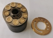 Części: grupa rotacyjna z tarczą rozrządczą (prawa) do pompy A10VSO18