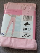 Alive spodnie długie 110 leginsy różowe 