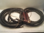 stary uchwyt rączka pistolet przewód spawarki TIG GDR ZIS 941/42 2szt