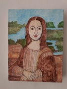 Mona Lisa obraz ciekawe ujęcie