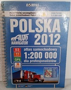 Polska 2012 Atlas samochodowy dla profesjonalistów 